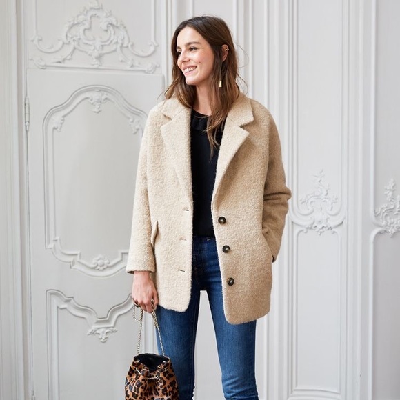 Sezane Jackets & Blazers - Sezane Alicia Coat in Tan